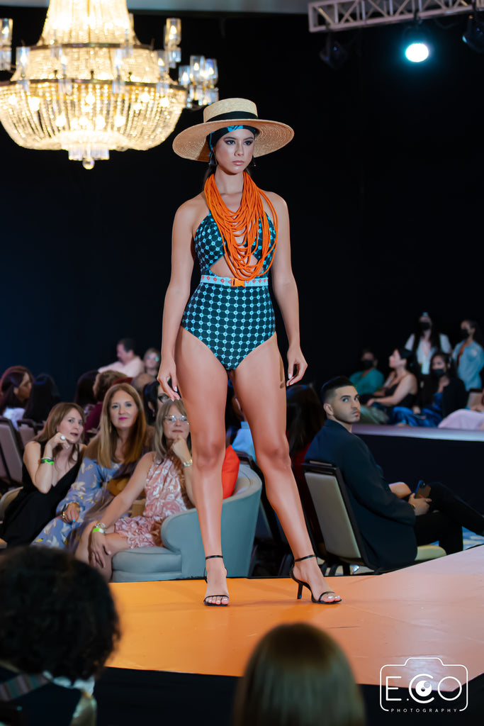 One Piece Monogram Swimsuit
