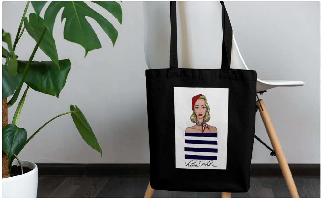 Nautical Girl Tote Bag