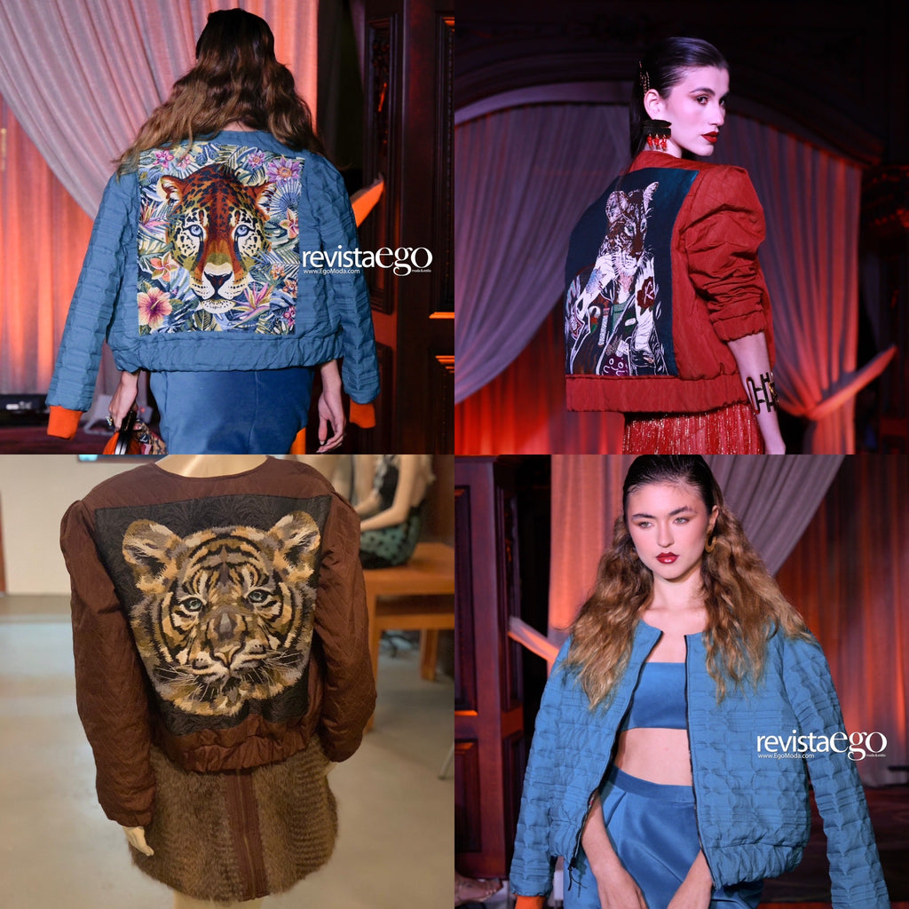Bomber embroidered jackets